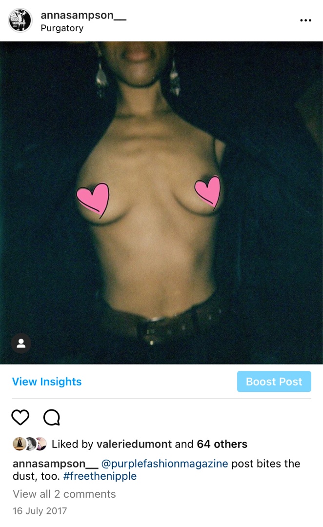 Anna Sampson – censored 2017